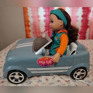 My Life doll and car
